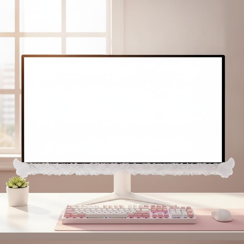 Setup Desk Monitor - Cornice decorativa per monitor in pizzo