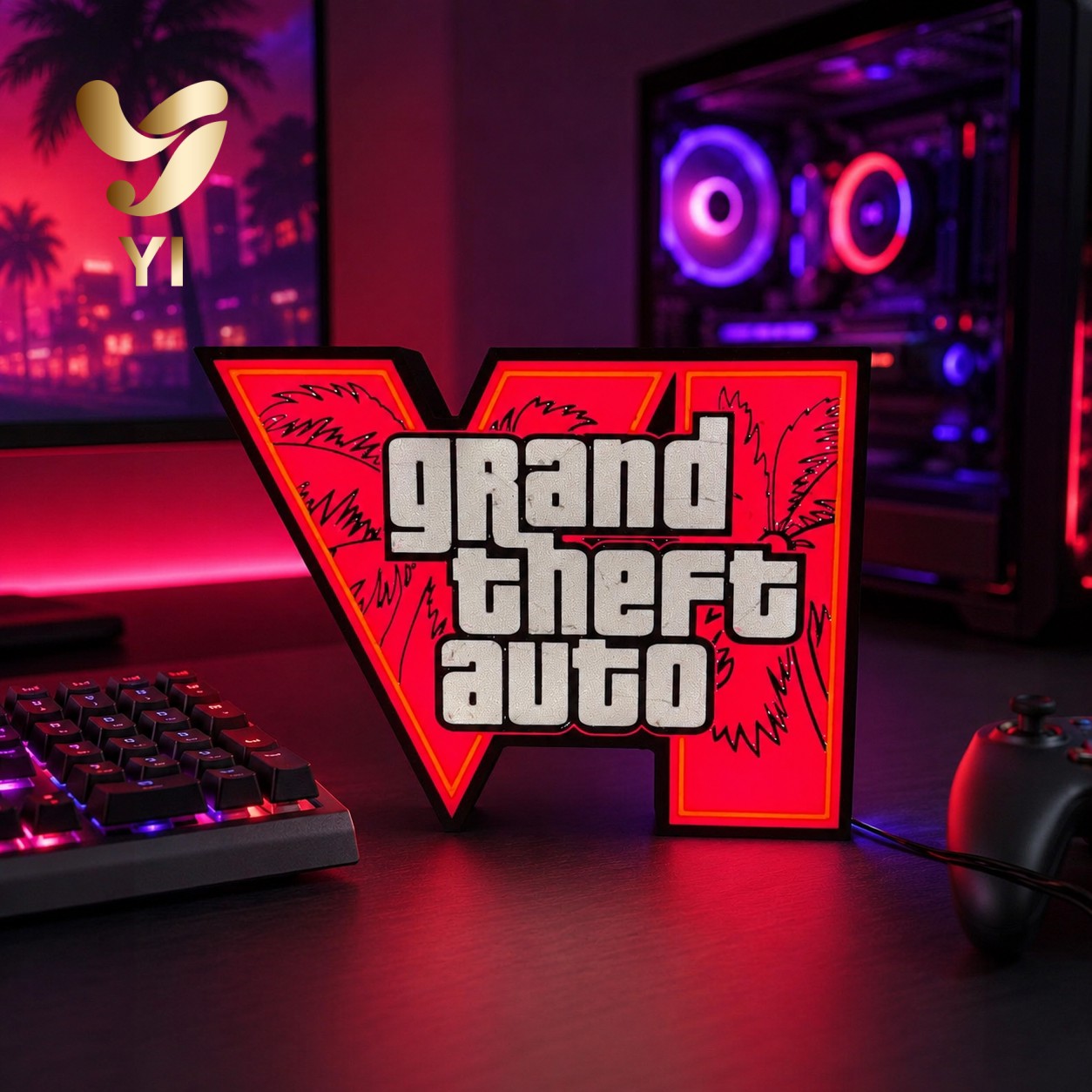 Disponibile GTA 6 Horizon Luce - Desk Setup Lamp recensione e prezzo